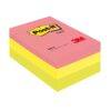 Notite adezive, Post-it, liniate, mix de culori, 102 x 152 mm, 100 file