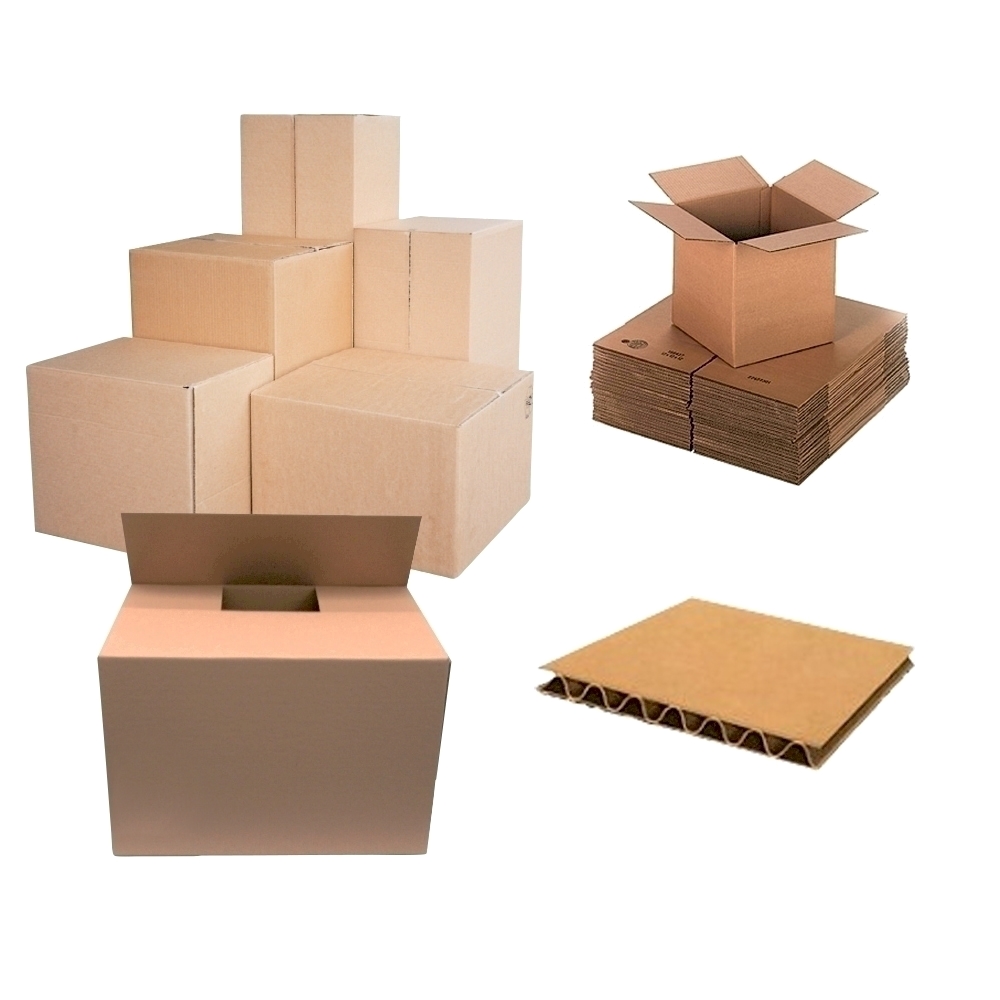 Cutii pliate din carton, 450 x 320 x 300 mm, 10 bucati/set Cutii pliate din carton, 450 x 320 x 300 mm, 10 bucati/set