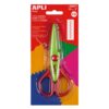 Foarfeca creativa Apli, verde, 13 cm, taiere in zig-zag Foarfeca creativa Apli, verde, 13 cm, taiere in zig-zag