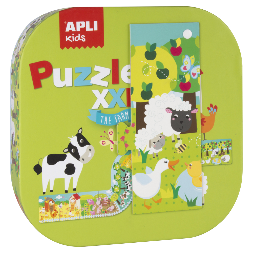 Puzzle XXL Apli, 12 piese, Ferma Puzzle XXL Apli, 12 piese, Ferma