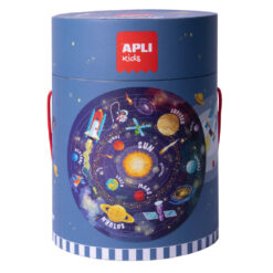 Puzzle circular Apli, 48 piese, tematica Sistemul Solar