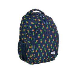 Ghiozdan HEAD HD-252, 4 compartimente, albastru, design ananas