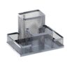 Suport Memoris Precious accesorii de birou mesh, argintiu
