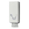 Dispenser Celtex, Megamini, pentru hartie igienica intercalata, ABS, alb Dispenser Celtex, Megamini, pentru hartie igienica intercalata, ABS, alb