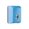 Dispenser plastic Racon hartie igienica pliata, culoare bleu Dispenser plastic Racon hartie igienica pliata, culoare bleu