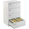 Clasificator metalic dublu, 84x62x133 cm, gri