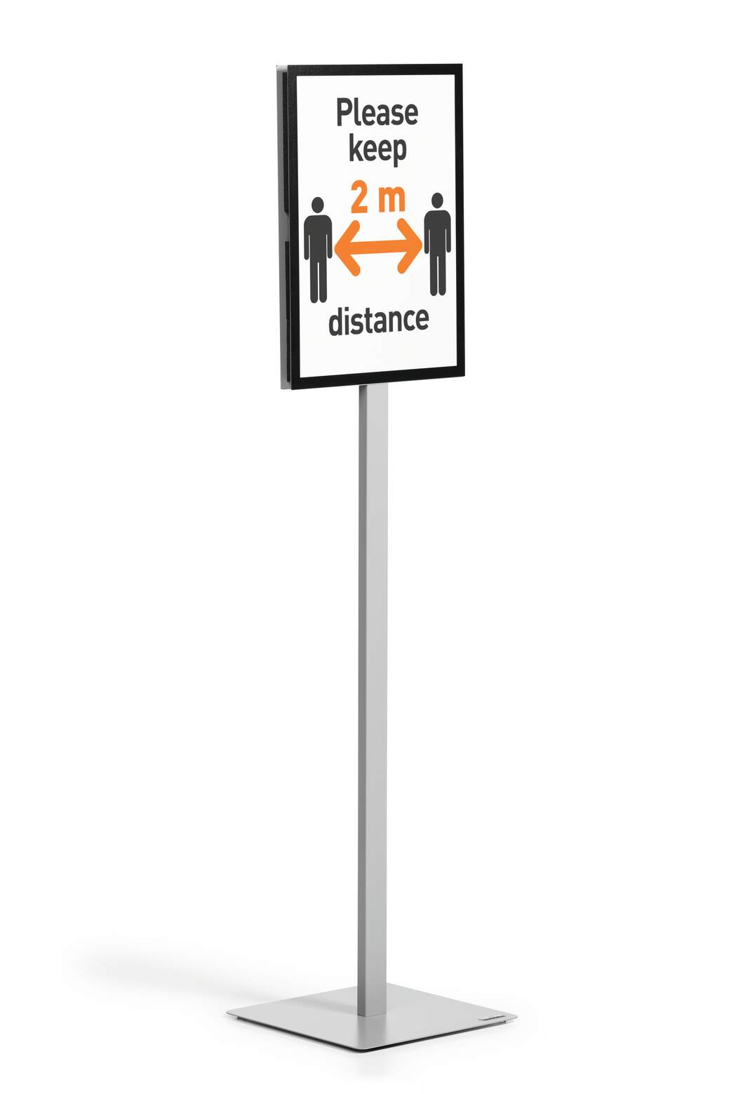 Stand de podea Durable, Basic, A3, pentru informatii, gri antracit Stand de podea Durable, Basic, A3, pentru informatii, gri antracit