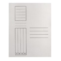 Dosar cu sina, carton, alb, 25 bucati/set