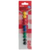 Magneti pentru table Office Products, 15 mm, 10 bucati/set, culori asortate