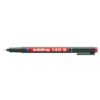 Marker permanent Edding OHP 140S, corp plastic, varf rotund, 0.3 mm, rosu