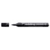 Marker permanent Edding 2000C, corp metalic, varf rotund, 1.5-3 mm, negru Marker permanent Edding 2000C, corp metalic, varf rotund, 1.5-3 mm, negru