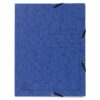 Dosar plic cu elastic Exacompta, carton, albastru Dosar plic cu elastic Exacompta, carton, albastru