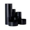 Suport pentru accesorii de birou, Flaro, 6 compartimente, neechipat, negru Suport pentru accesorii de birou, Flaro, 6 compartimente, neechipat, negru