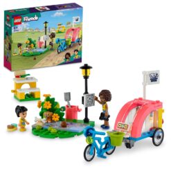 LEGO Friends, Bicicleta pentru salvarea cainilor, numar piese 125, varsta 6+