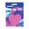 Notite adezive, Kores, inima, 250 file, multicolor Notite adezive, Kores, inima, 250 file, multicolor