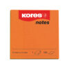 Notite adezive, Kores, 75 x 75 mm, portocaliu, 100 file