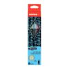 Creioane grafit Kores, design metalic, 6 bucati/set