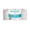 Hartie igienica Esentis Clean alba 2 straturi, 500 portii, 100 m, 12 role/set