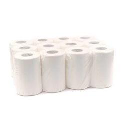 Rola prosop derulare centrala neutru Esentis Clean, alba, 2 straturi, 50 m, 12 role/set