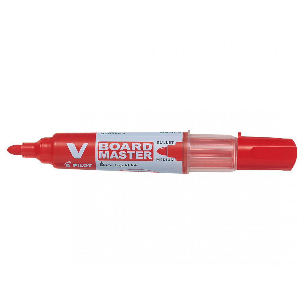 Marker pentru tabla Pilot V-Board, varf rotund, 2.3-6 mm, rosu Marker pentru tabla Pilot V-Board, varf rotund, 2.3-6 mm, rosu