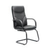 Scaun vizitator, RIVA S, eco piele, negru Scaun vizitator, RIVA S, eco piele, negru