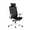Scaun operational ergonomic, Meteor, cu tetiera, negru Scaun operational ergonomic, Meteor, cu tetiera, negru