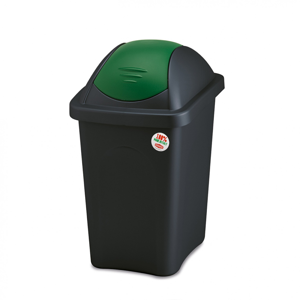 Cos gunoi Multipat 60L capac verde, rezistent, durabil, colectarea selectiva a deseurilor Cos gunoi Multipat 60L capac verde, rezistent, durabil, colectarea selectiva a deseurilor