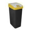Cos gunoi cu deschidere dubla, 45 L, galben Cos gunoi cu deschidere dubla, 45 L, galben