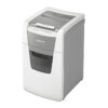 Distrugator documente automat Leitz IQ Office, P4, cross-cut (confeti), 150 coli, cos 44l, alb-gri