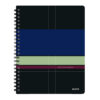 Caiet de birou Leitz Executive Get Organized, PP, A4, cu spira, matematica, negru/violet
