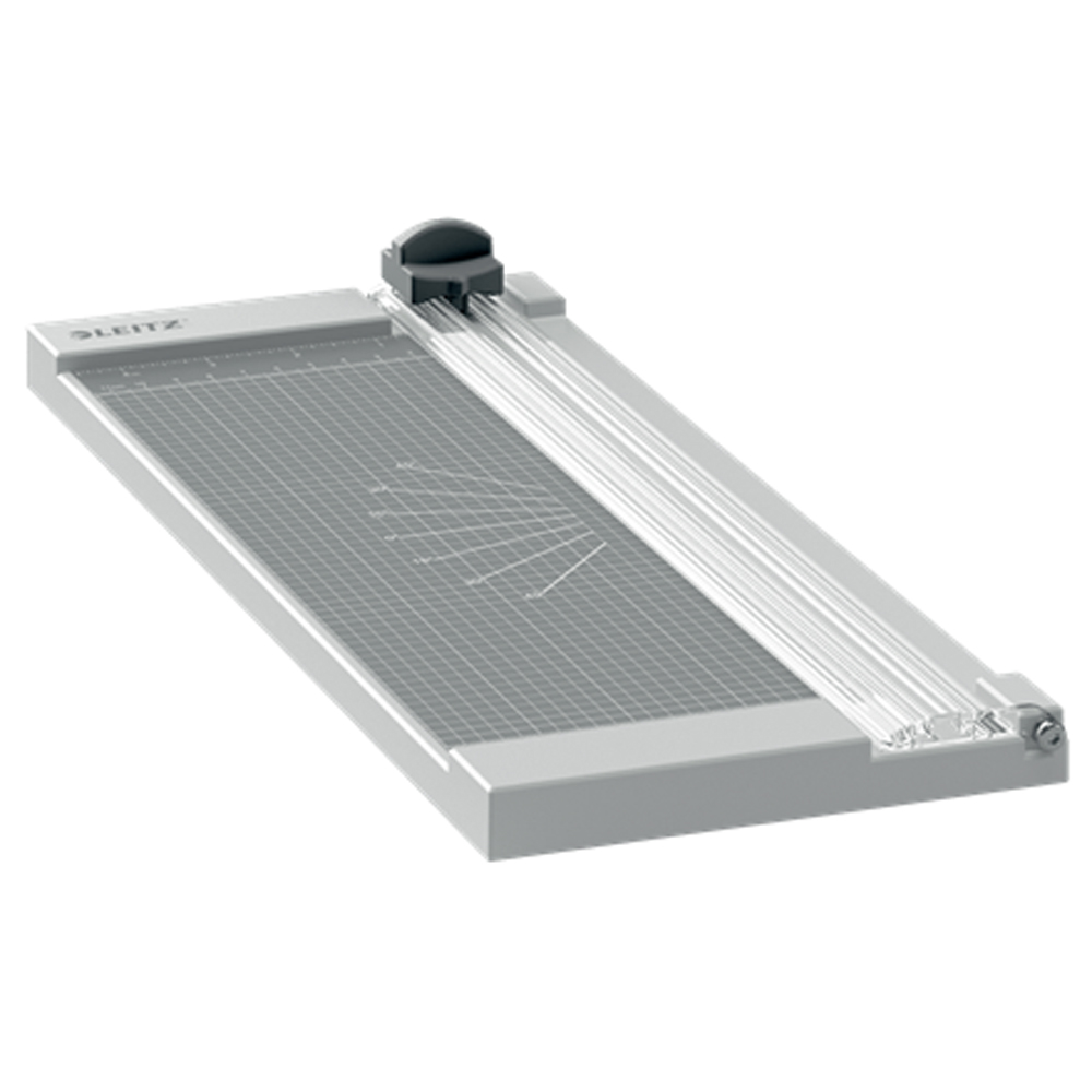 Trimmer Leitz Home Precision, A4, 8 coli, gri Trimmer Leitz Home Precision, A4, 8 coli, gri