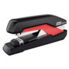 Capsator plastic Rapid Supreme Omnipress SO60 Full Strip, 60 coli, capsare plata, cutie, rosu-negru