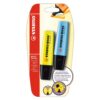 Textmarker Stabilo Boss Original, 2 culori/blister, galben, albastru Textmarker Stabilo Boss Original, 2 culori/blister, galben, albastru