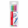 Fineliner Stabilo PointMax, varf 0.8 mm, set 4 culori pastelate, blister Fineliner Stabilo PointMax, varf 0.8 mm, set 4 culori pastelate, blister