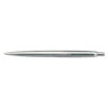 Pix cu mecanism, Parker, Jotter, 0.8 mm, plastic, accesorii inox, argintiu