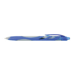 Pix cu mecanism Zebra Ola, corp plastic, varf 1 mm, culoarea scrierii albastru