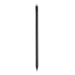 Sharpened cylinder pencil with colored eraser