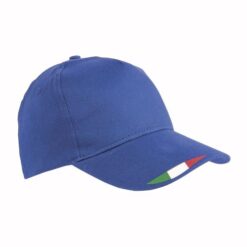 5 panels polyster baseball cap with tricolour italian flag printing 5 panels polyster baseball cap with tricolour italian flag printing