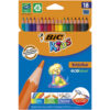 Creioane colorate Bic Evolution, 18 culori/set