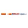 Marker permanent Edding 751 cu vopsea, corp metalic, varf rotund, 1-2 mm, portocaliu