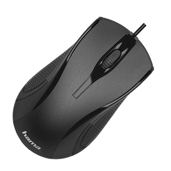 Mouse cu fir HAMA MC-200, 1200 dpi, negru Mouse cu fir HAMA MC-200, 1200 dpi, negru