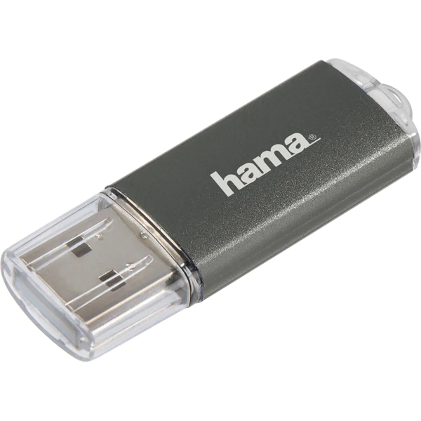 Memorie USB HAMA Laeta 124002, 16GB, USB 3.0, gri Memorie USB HAMA Laeta 124002, 16GB, USB 3.0, gri