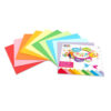 Set hartie colorata patrata Creative Craft, 10x10 cm, 140 bucati