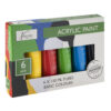 Set 6 culori acrilice Creative Craft, Basic, 120 ml Set 6 culori acrilice Creative Craft, Basic, 120 ml