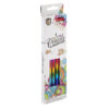 Set 6 creioane colorate curcubeu si 1 ascutitoare Grafix