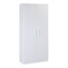 Dulap realizat integral din pal, alb, 80x40x180 cm