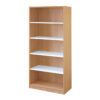 Dulap Biblioraft, 4 polite, fara usi, carcasa stejar,80x36x180 mm