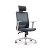 Scaun operational ergonomic, cu tetiera, Freddo, gri, mesh Scaun operational ergonomic, cu tetiera, Freddo, gri, mesh