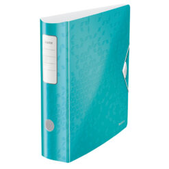 Biblioraft Leitz Active WOW 180°, A4, 75 mm, polyfoam, turcoaz metalizat