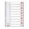 Index din plastic Esselte, A4, index 1-10